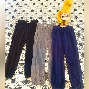 Cool Trio of Boy’s French Terry Joggers (Sz 10)